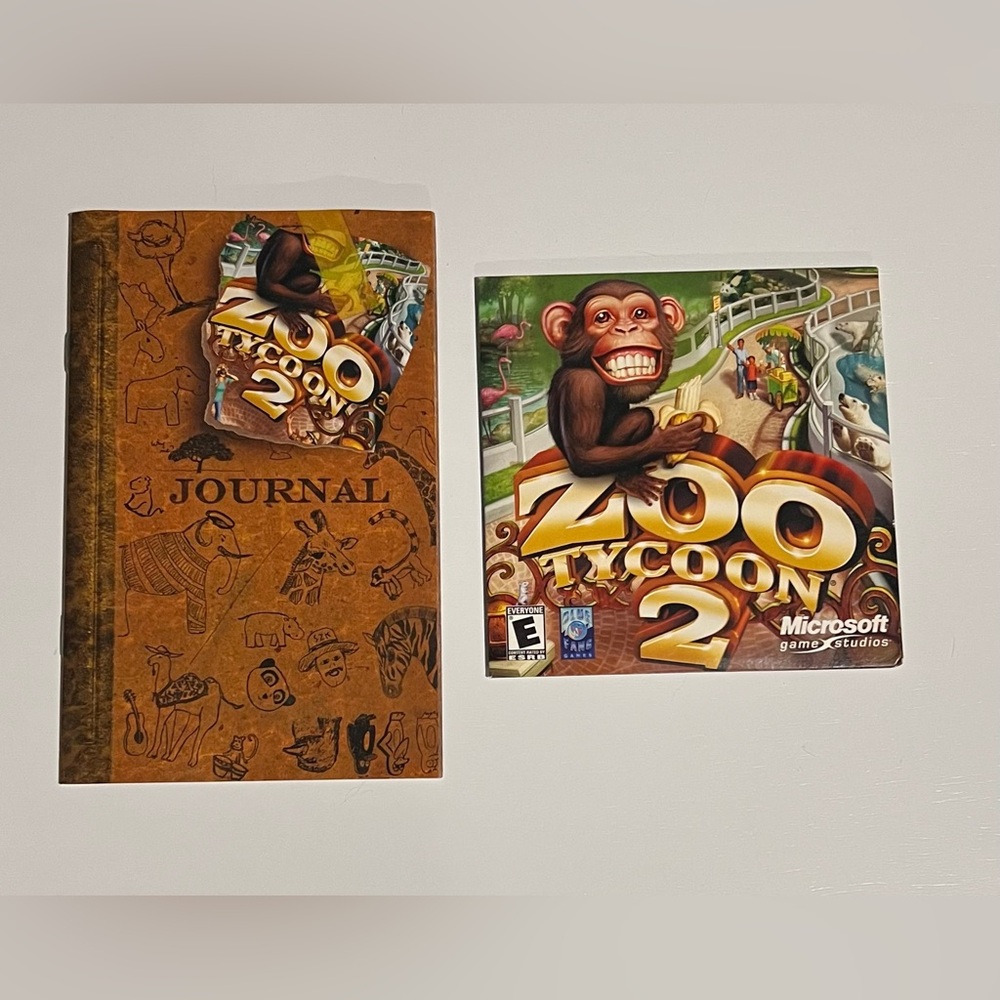 Zoo Tycoon 2 PC CD-ROM 2004 Game and Manual